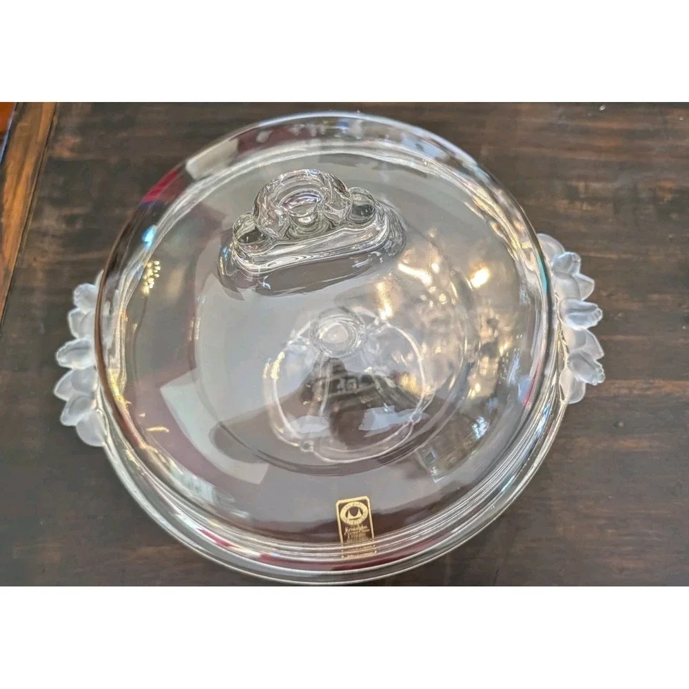 Vintage Mikasa‎ Walther-glas Satin Rose Crystal 12